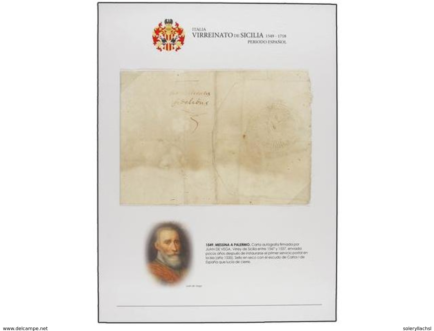 669 ITALIA ANTIGUOS ESTADOS: DOS SICILIAS - NAPOLES. 1549-1718. <B>VIRREINATO DE SICILIA. PERÍODO ESPAÑOL.</B> Colección - Other & Unclassified