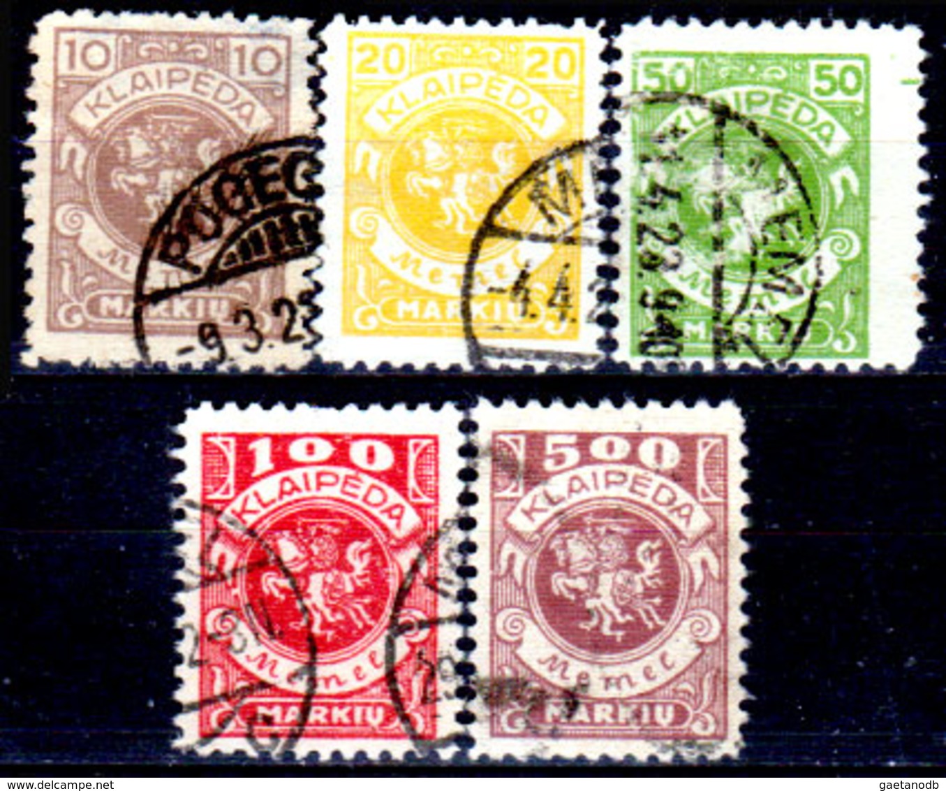 Memel-025 - Emissione 1923 (o) Used - Senza Difetti Occulti.) - Used Stamps