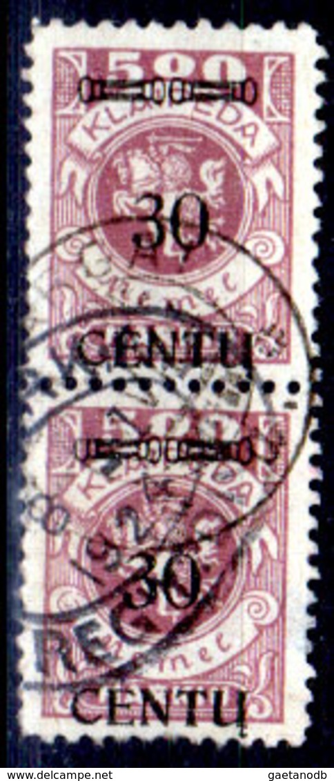 Memel-028 - Emissione 1923 (o) Used - Senza Difetti Occulti.) - Used Stamps
