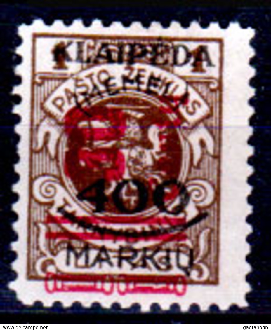 Memel-036 - Emissione 1923 (o) Used - Senza Difetti Occulti. - Oblitérés
