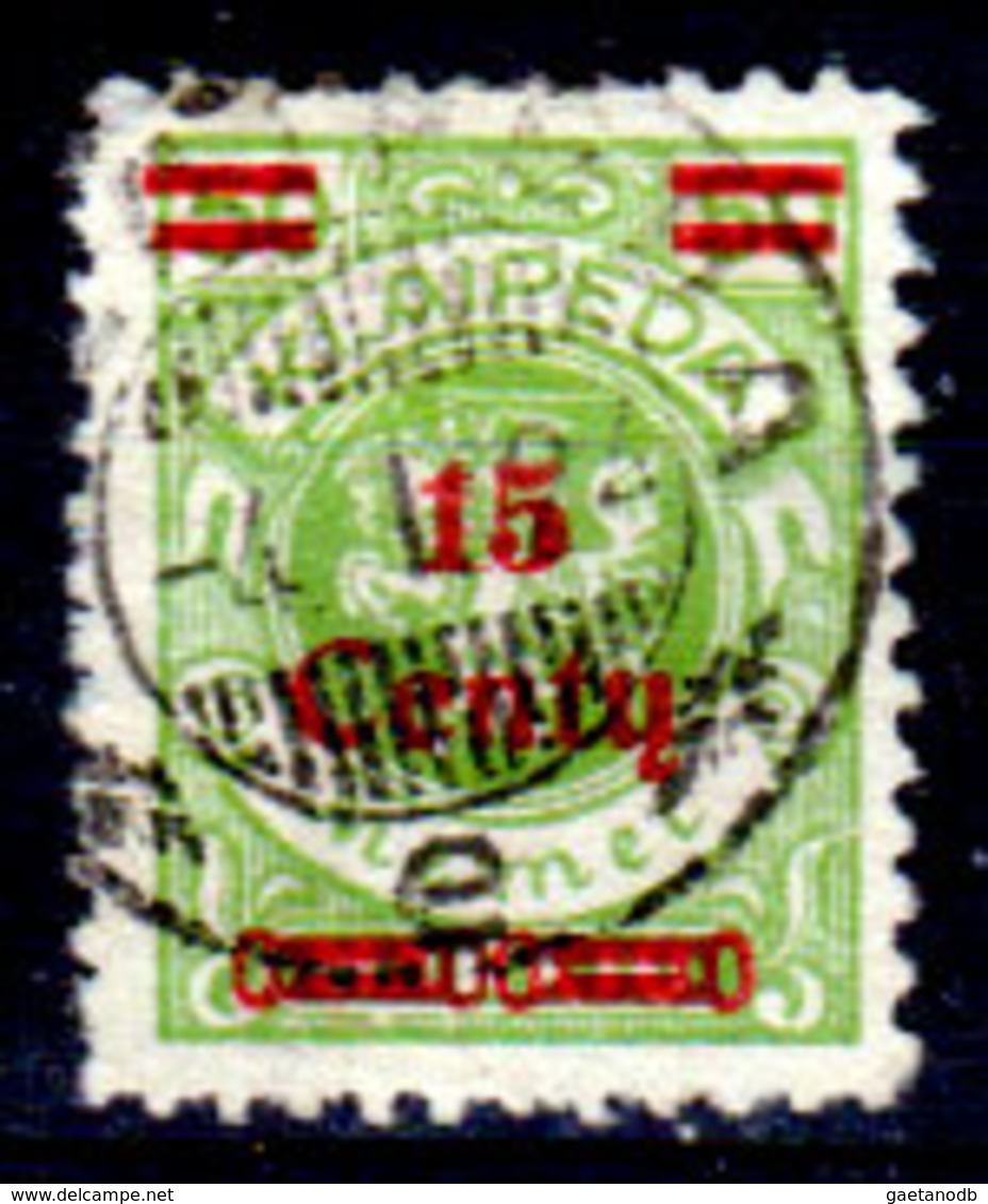 Memel-037 - Emissione 1923 (o) Used - Senza Difetti Occulti. - Used Stamps