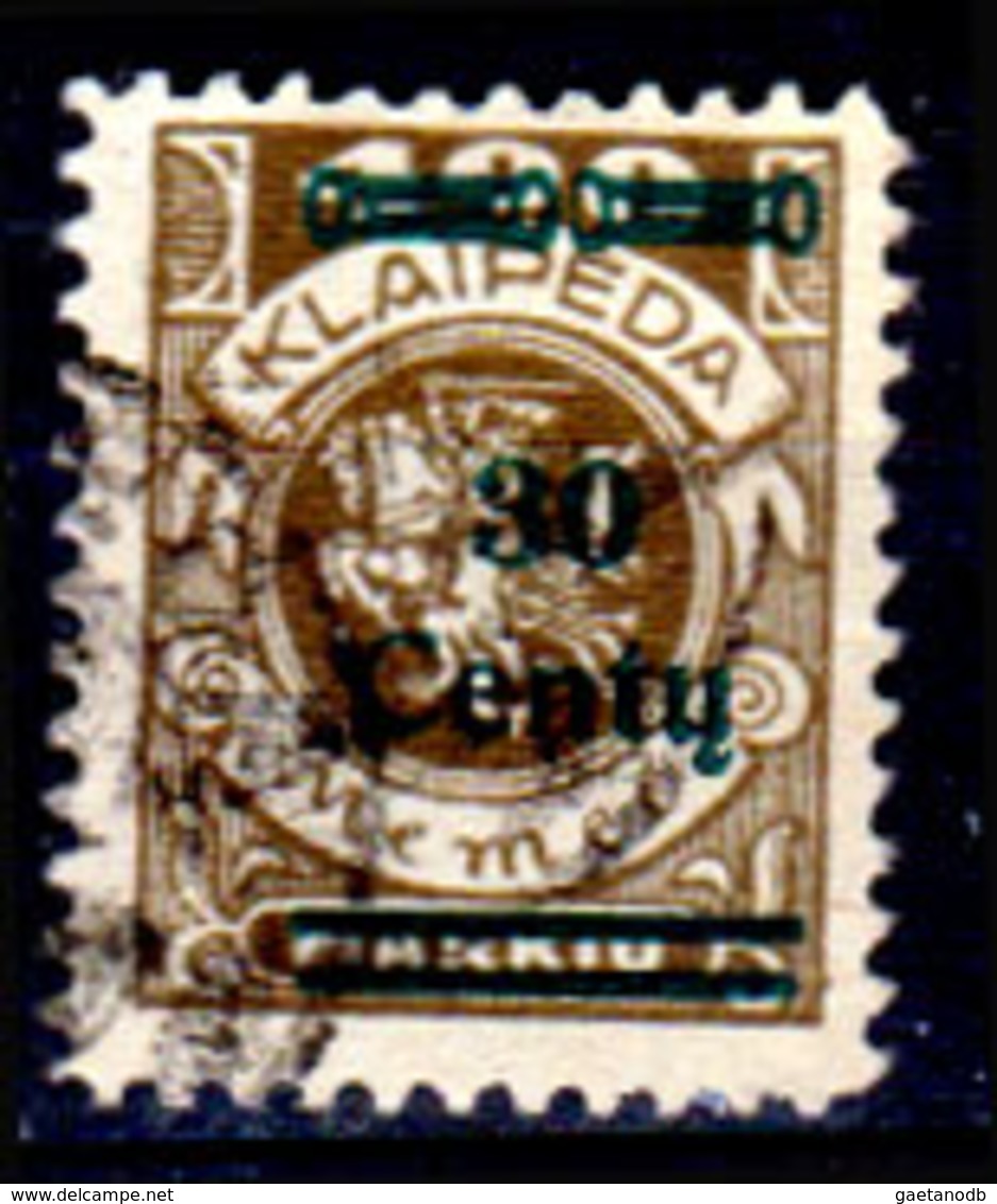 Memel-038 - Emissione 1923 (o) Used - Senza Difetti Occulti. - Used Stamps
