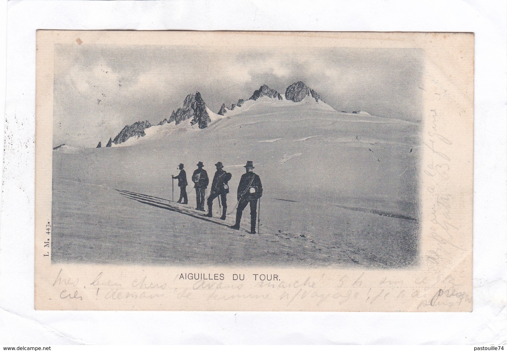 (CPA : 14 X 9)  -   AIGUILLES  DU  TOUR. - Chamonix-Mont-Blanc