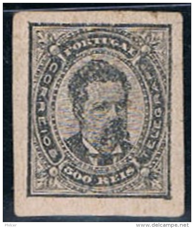 Portugal, 1884/7, # 64 - Prova, Papel Porcelana Rosa, MH - Unused Stamps