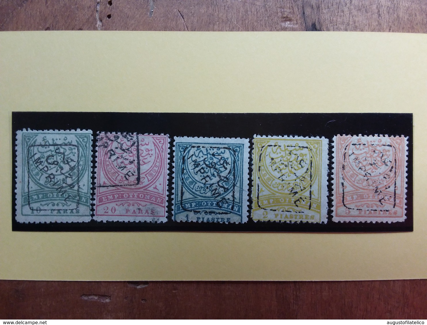 TURCHIA - IMPERO OTTOMANO - Francobolli Per Stampe Nn. 2/5 Nuovi */senza Gomma (sovrastampe Non Garantite) + S. Priorit. - Unused Stamps