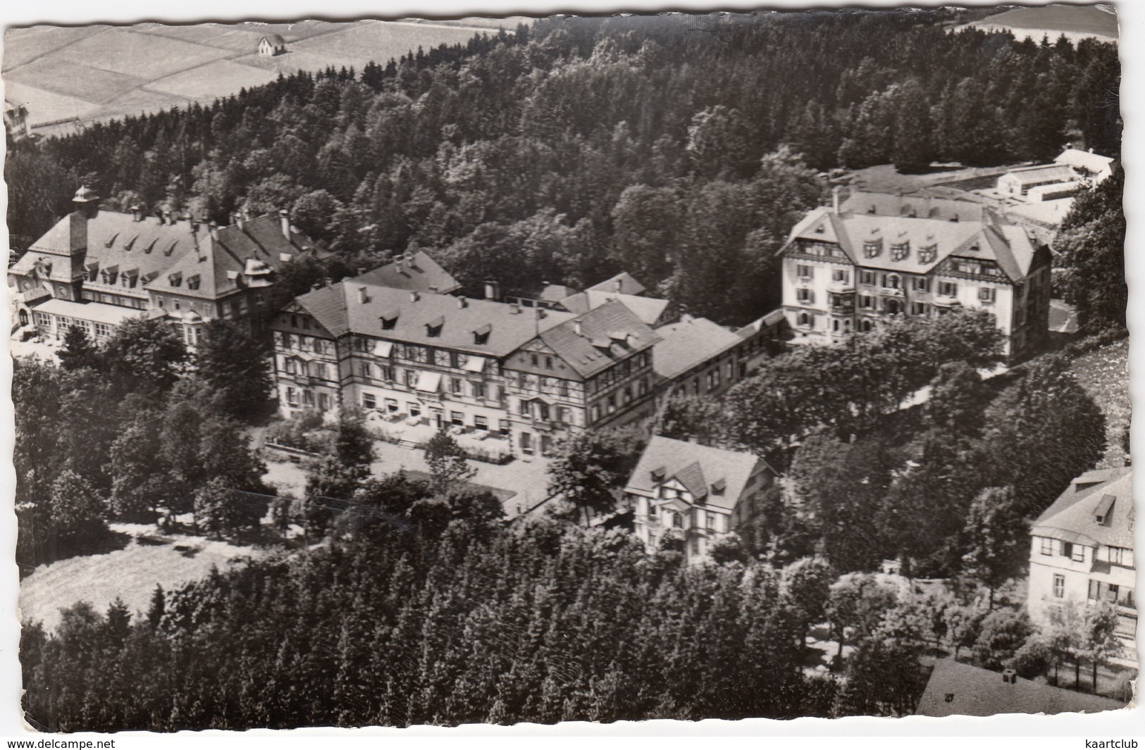 Bad Steben - Staatl. Kurhaus Und Kurhotel - Aero-Bild - (1958) - Bad Steben