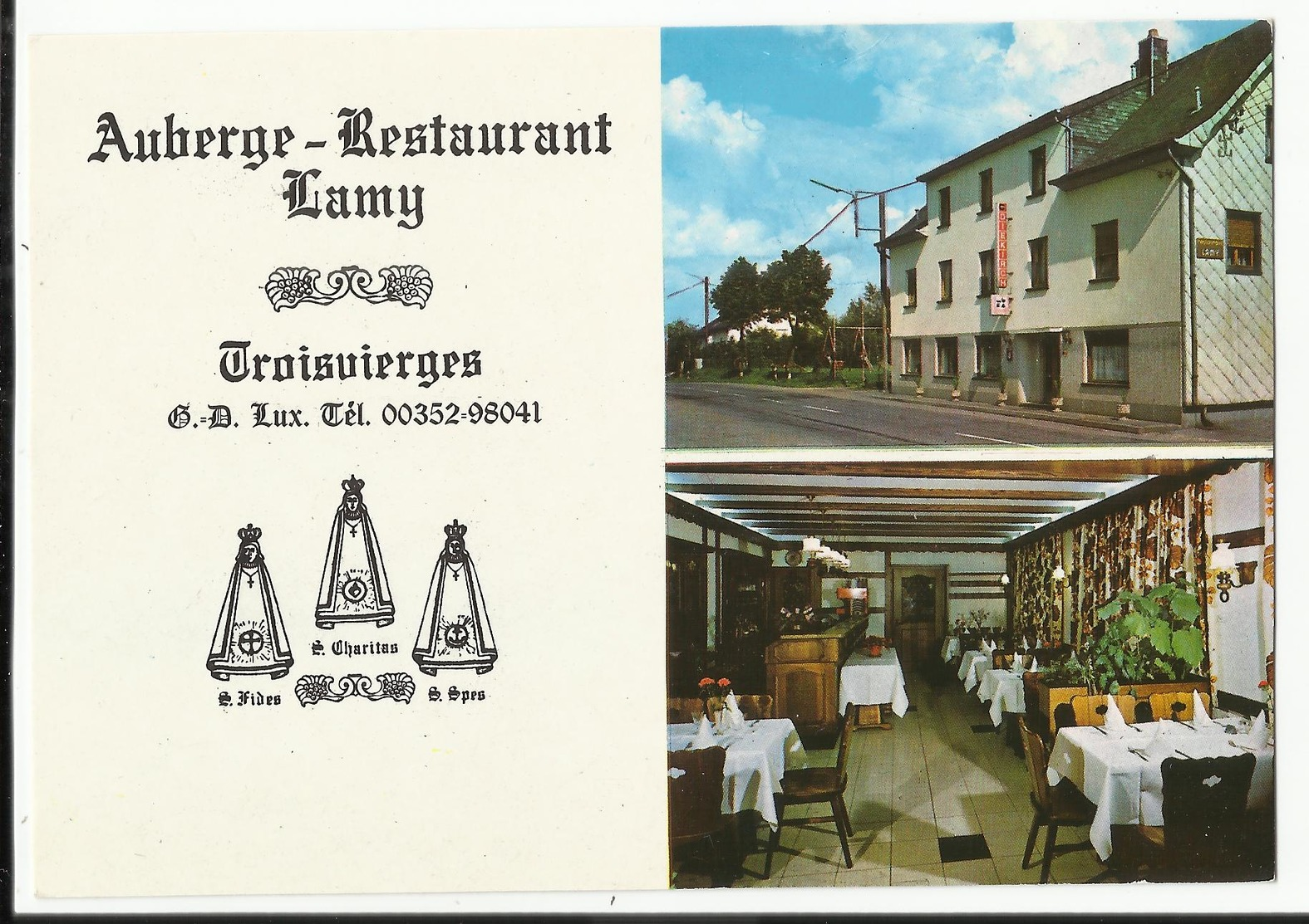 Troisvierges Auberge Restaurant Lamy Gastraum - Troisvièrges