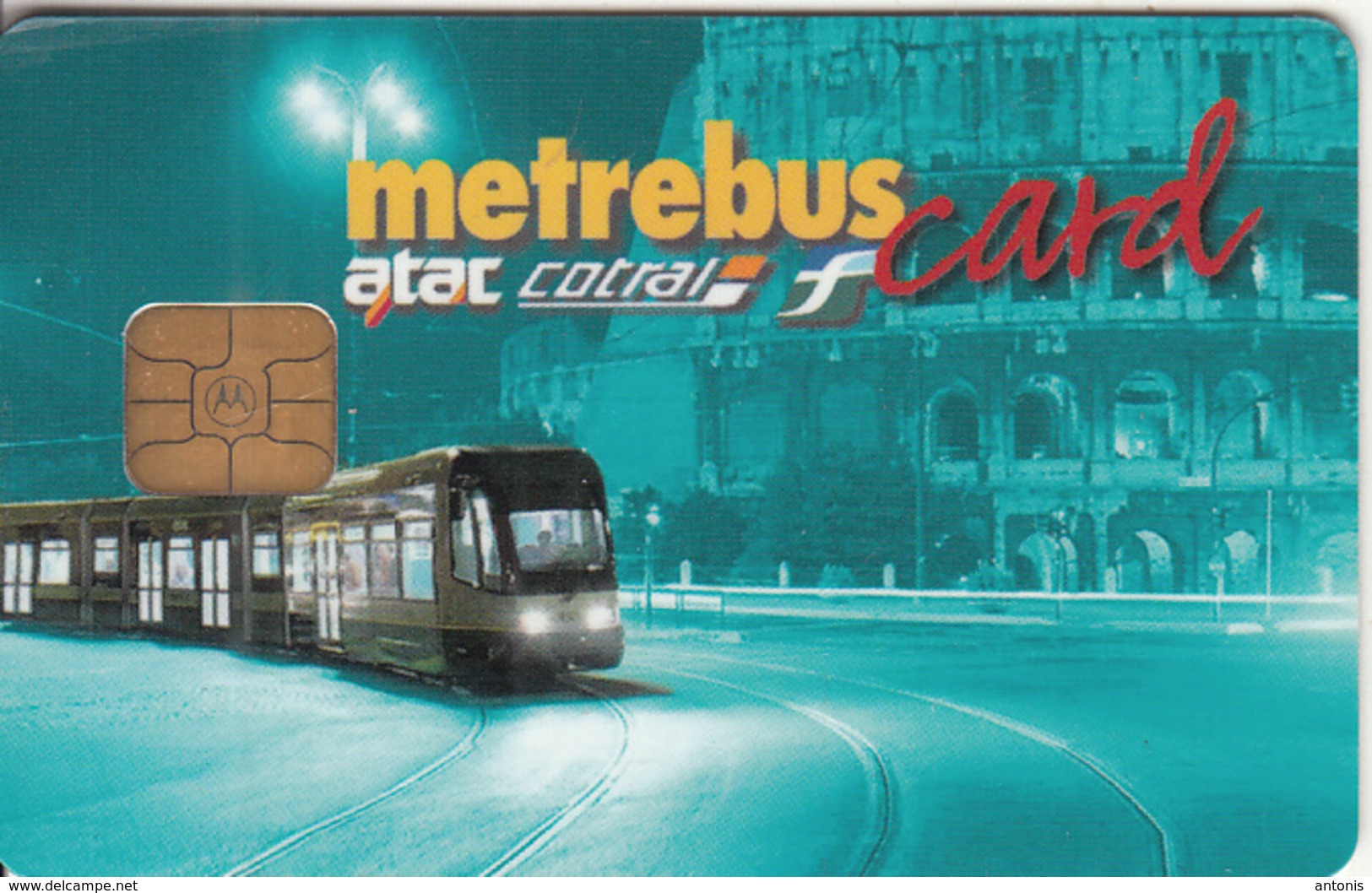 ITALY - Train, Rome/Colosseum, ATAC Demo Card - Other & Unclassified