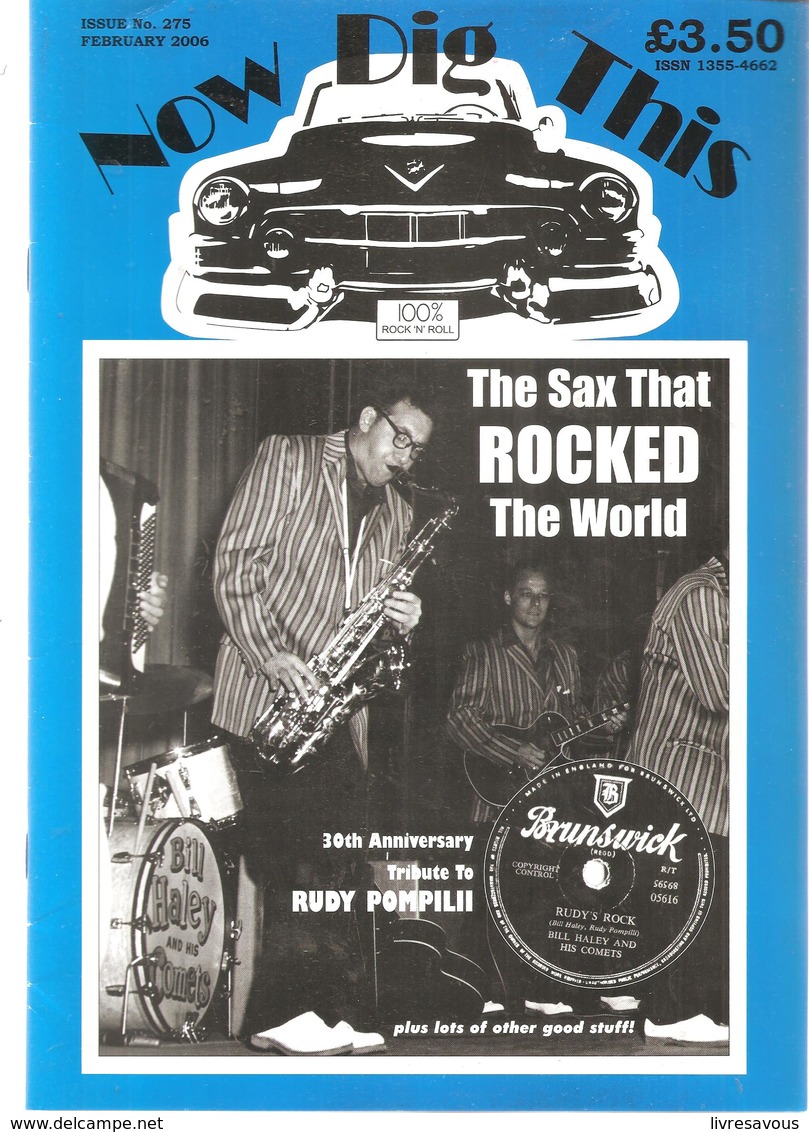 Now Dig This 100% Rock'n Roll  N°275 De Février 2006 The Sax That ROCKED The World - Unterhaltung