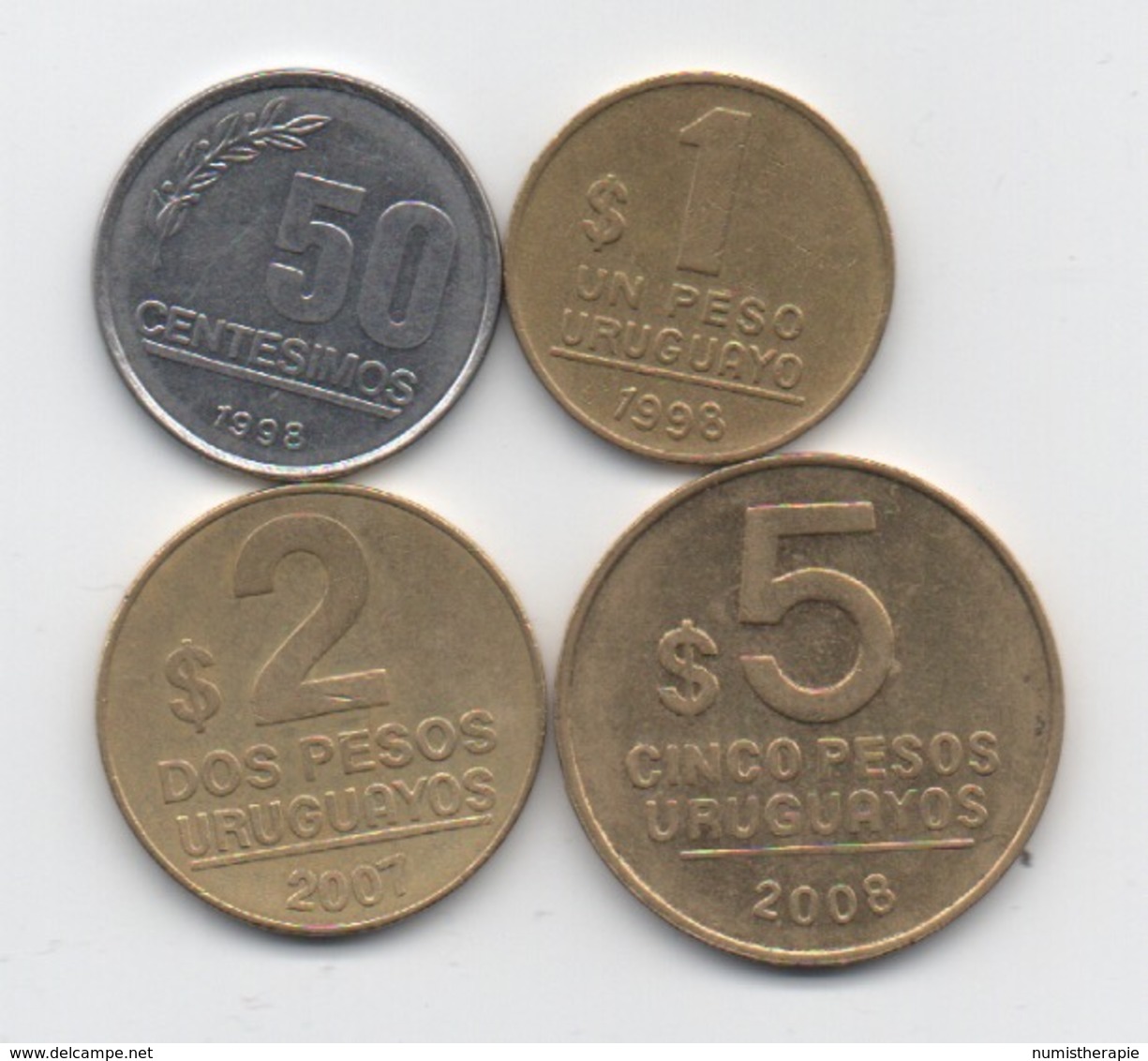 Uruguay : Série De 4 Pièces 1998-2008 - Uruguay