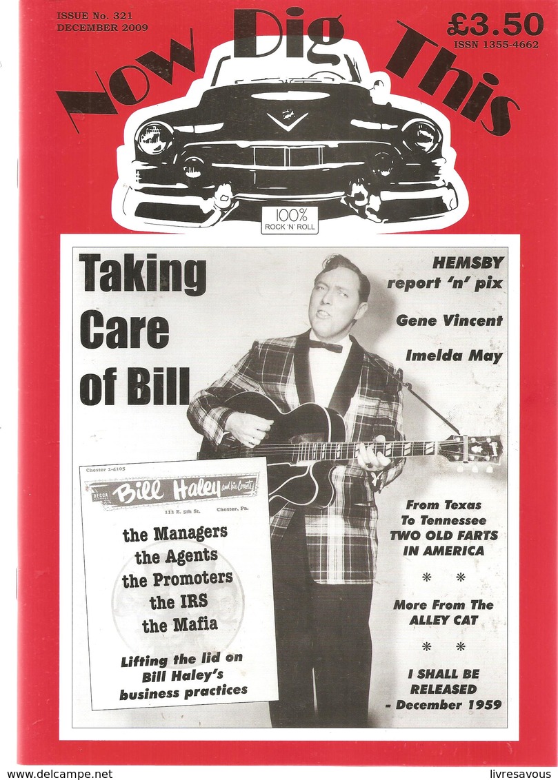 Now Dig This 100% Rock'n Roll  N°321 De Décembre 2009  Taking Care Of Bill - Entertainment