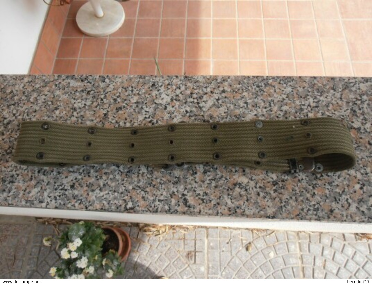 US ARMY CANVAS TACTICAL BELT - CINTURONE TATTICO ESERCITO AMERICANO - Equipaggiamento