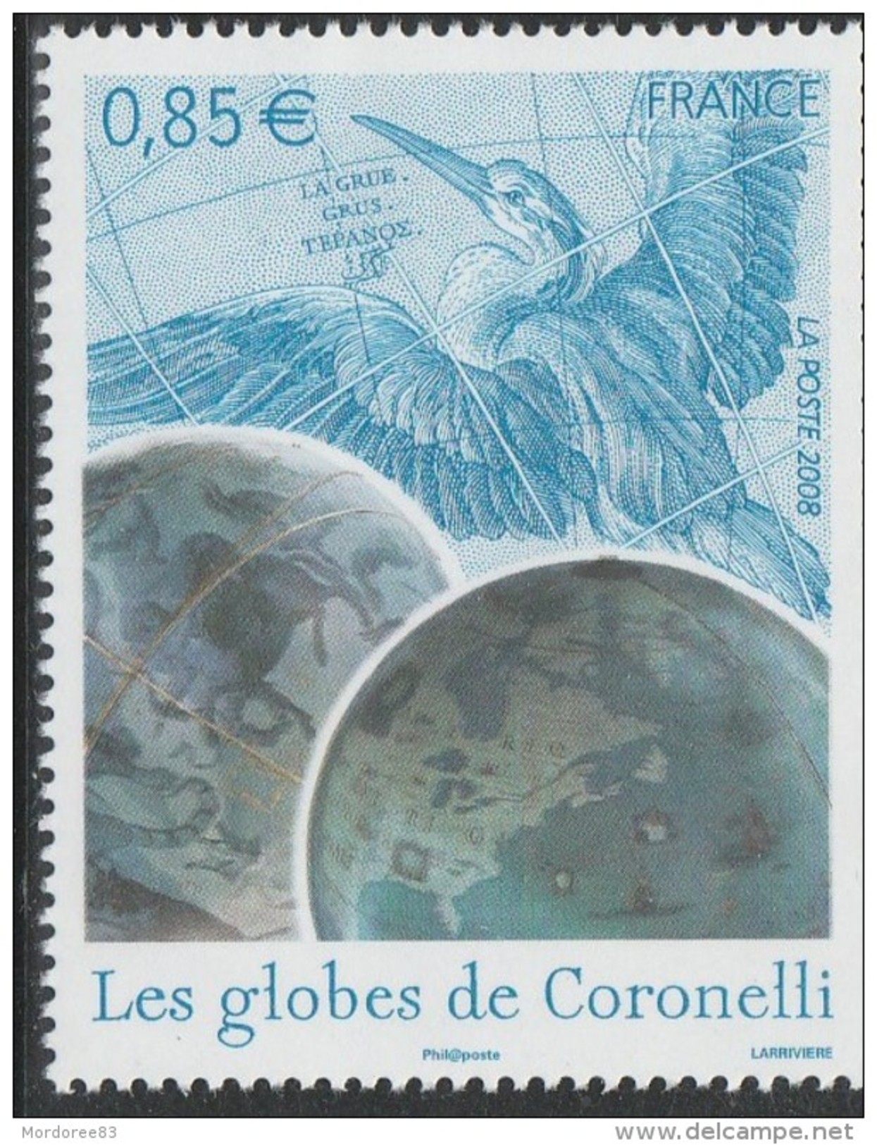 FRANCE 2008 LES GLOBES DE CORONELLI NEUF** YT 4144                     --                              TDA264 - Unused Stamps