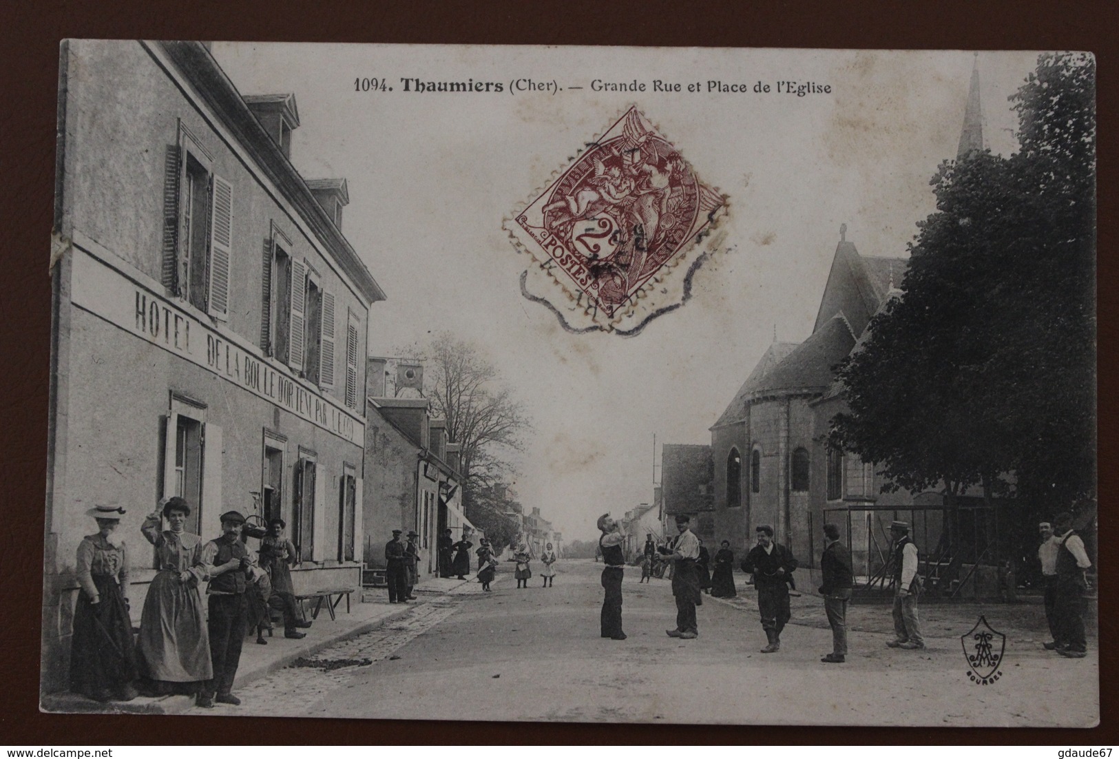 THAUMIERS (18) - GRANDE RUE ET PLACE DE L'EGLISE - Thaumiers