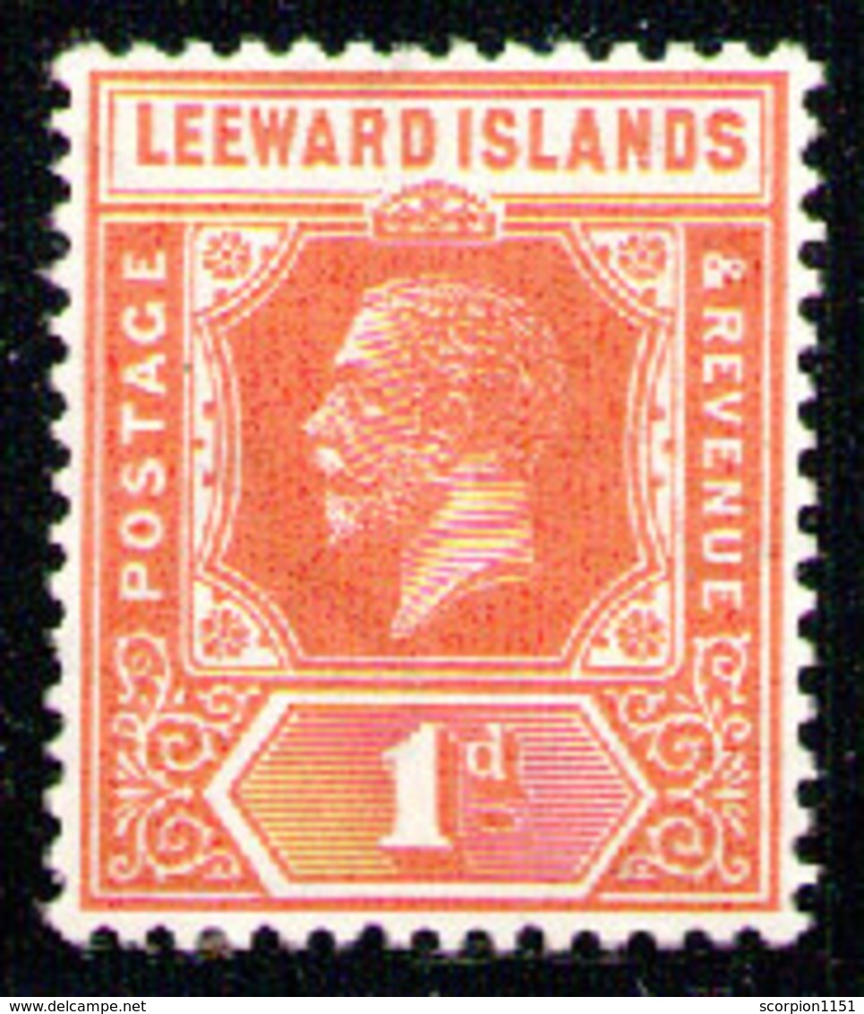 LEEWARD ISLANDS 1932 - From Set MINT VERY LOW HINGE - Leeward  Islands