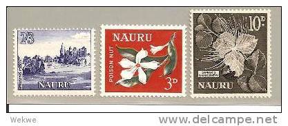 Nau Mi.Nr. 39, 46, 48/   NAURU -  Ausgabe 1964 ** - Nauru
