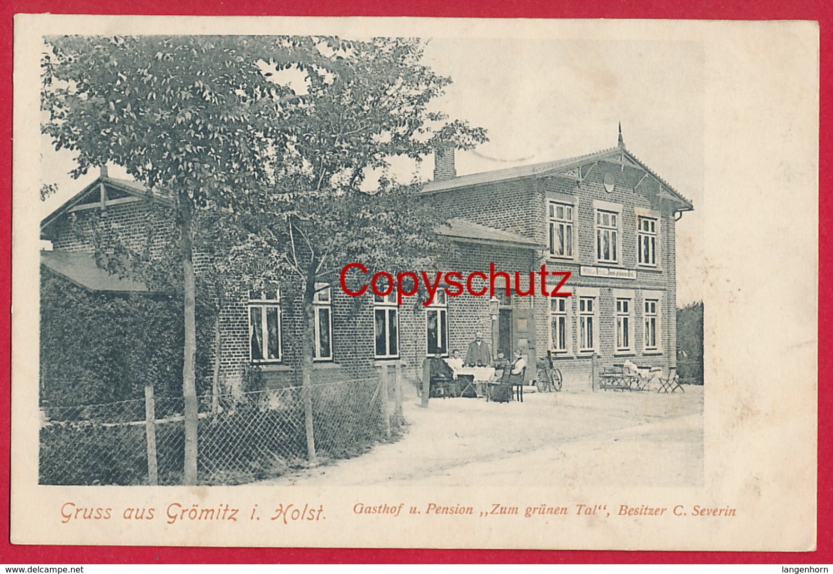 AK Aus Grömitz / Ostsee 'Gasthof' ~ 1906 - Groemitz
