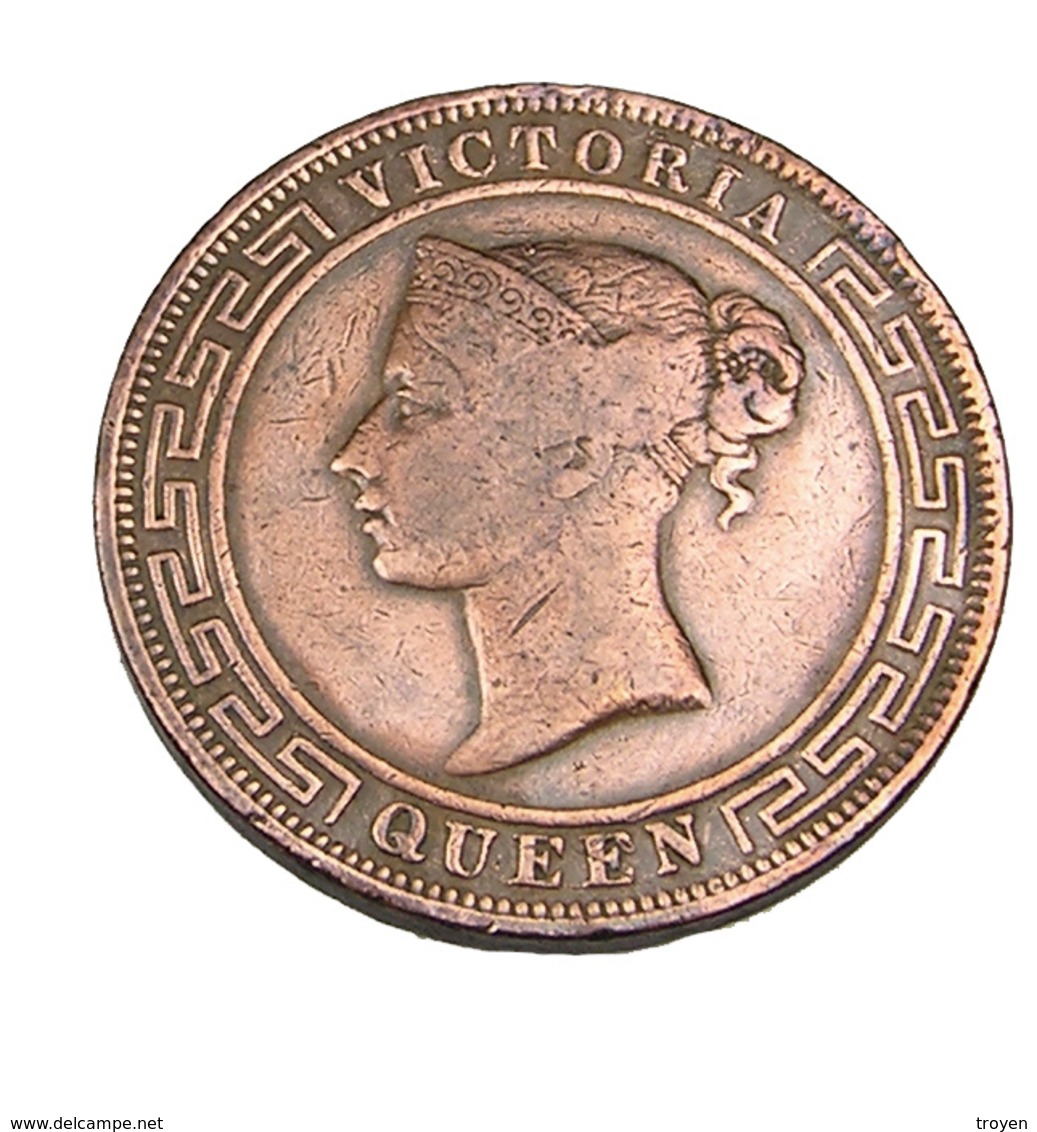5 Cent - Ceylan - Victoria - 1870 - Cuivre - TB + - - Sri Lanka