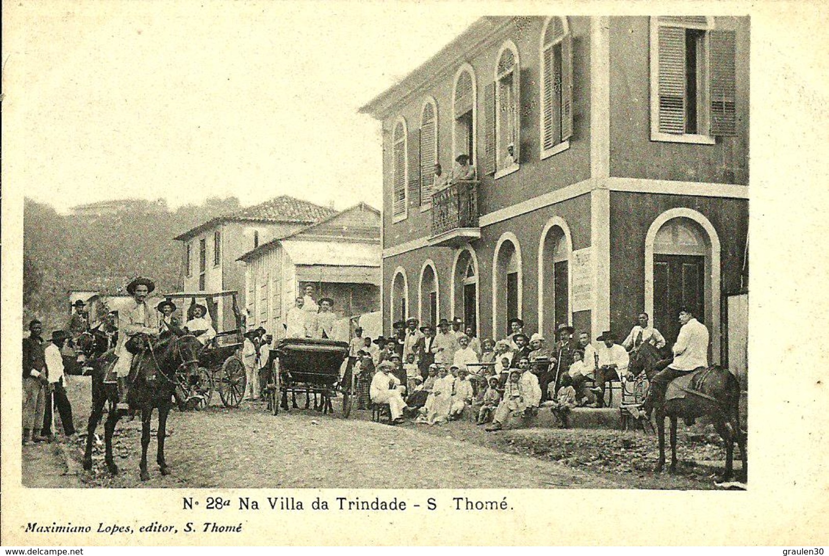 Na Villa Da Trindade    -Editor Maximiano Lopez N°28a - Sao Tome En Principe