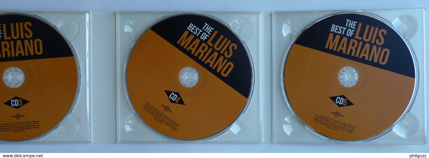 COFFRET 5 CD BEST OF LUIS MARIANO 2014 - Compilations