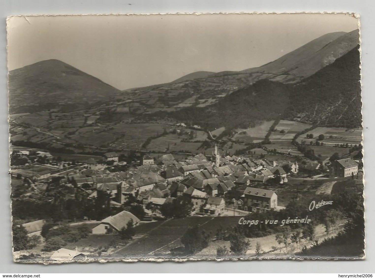 38 Isère Corps Vue Générale Ed Oddoux Fousset Grenoble , écrite De La Mure - Corps