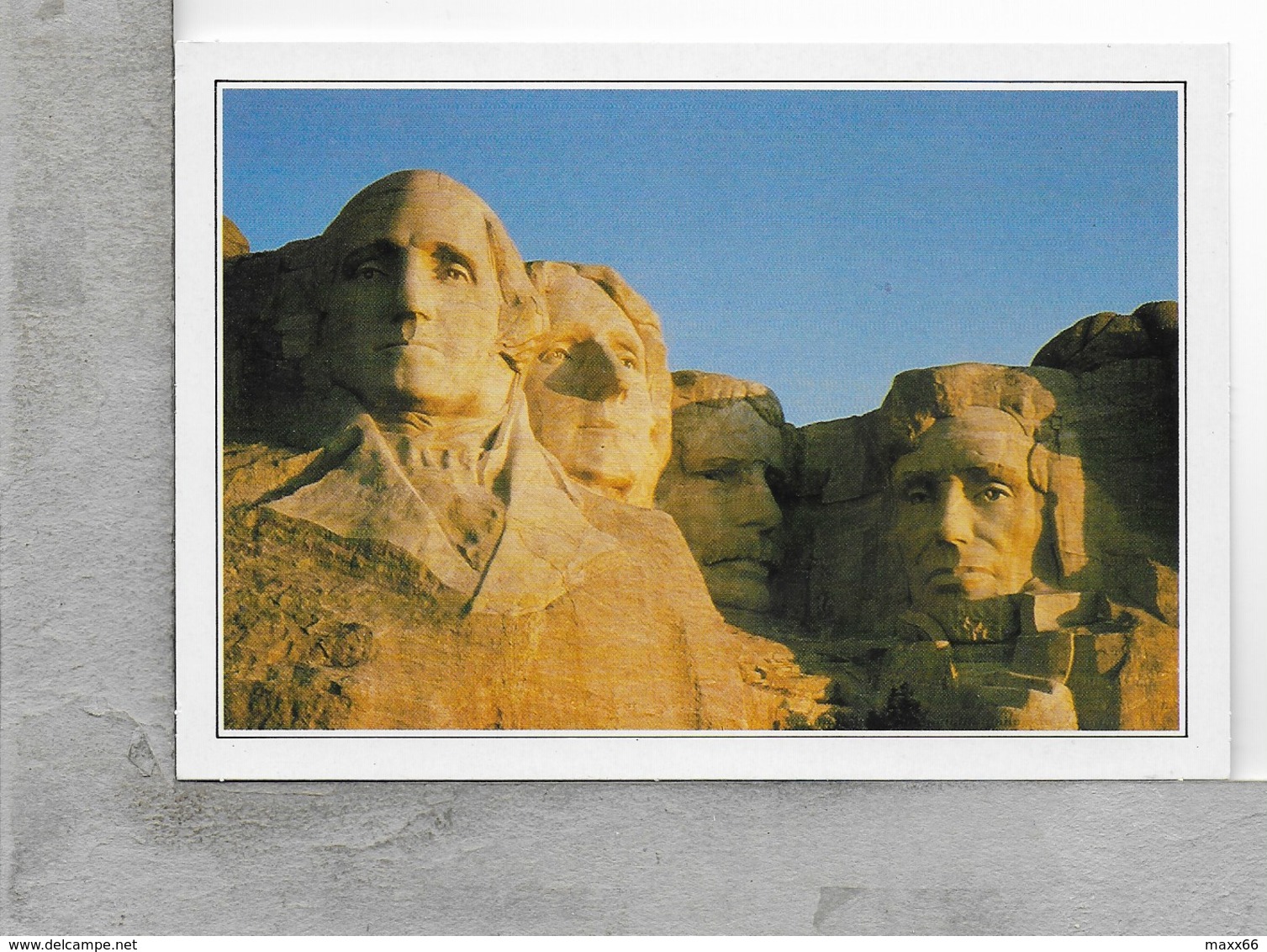 CARTOLINA NV DE AGOSTINI - USA - Mount Rushmore - Vedute Dal Mondo - 10 X 15 - Mount Rushmore