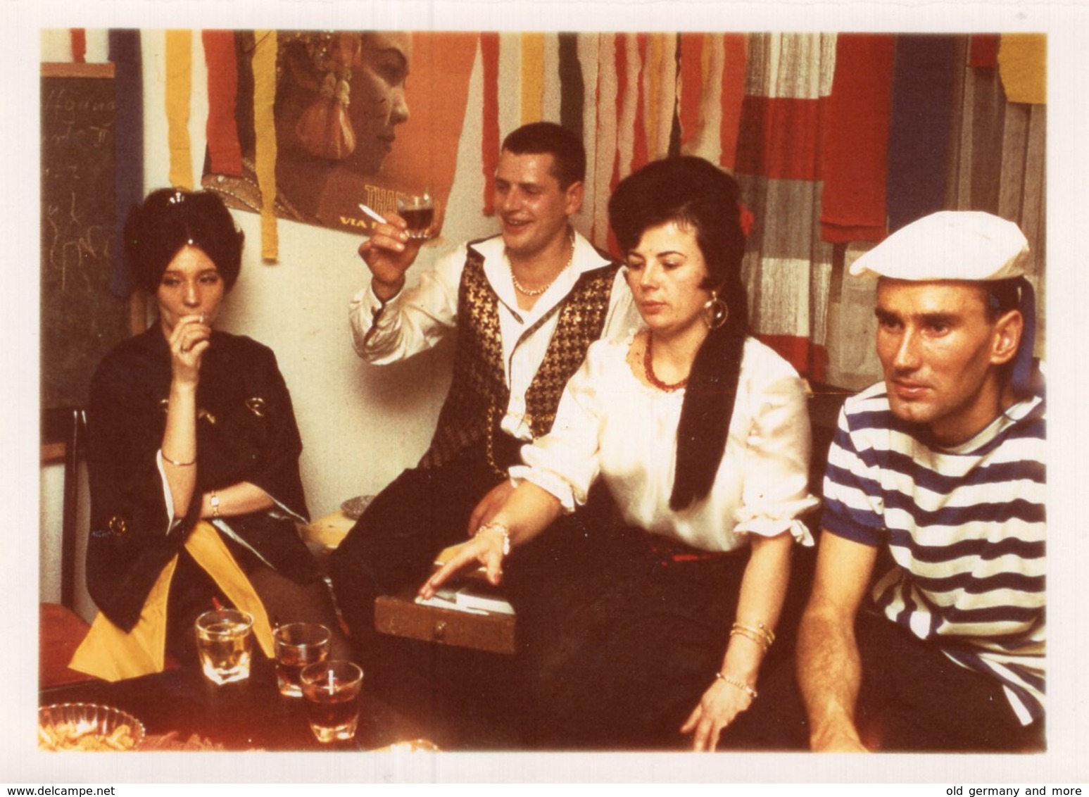 Original Photo Vintage Home Party - Personnes Anonymes