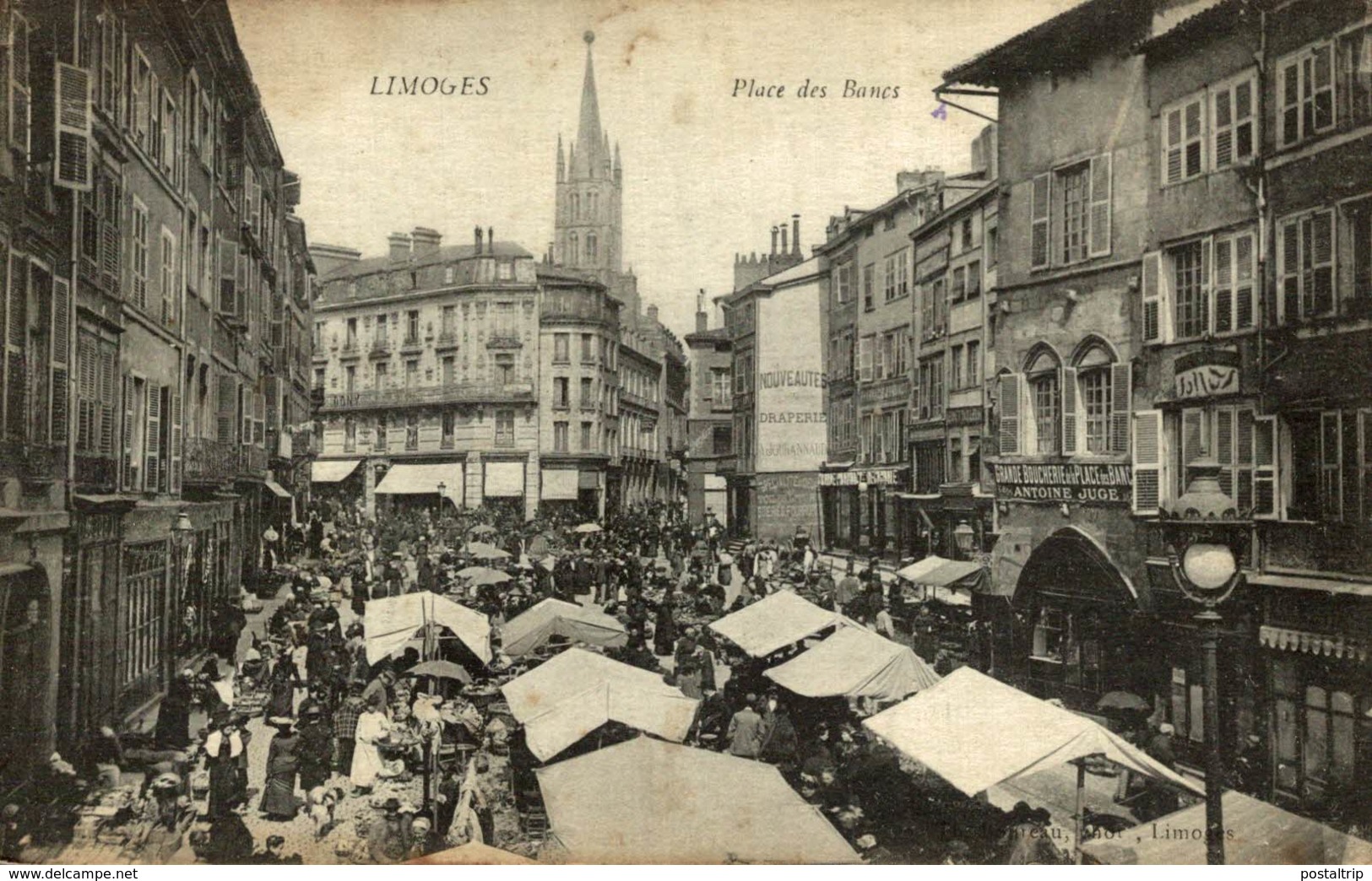 LIMOGES, PLACE DES BANCS   Marché    Marché - Mercado - Market - Mercati - Mercadillo - Mercados