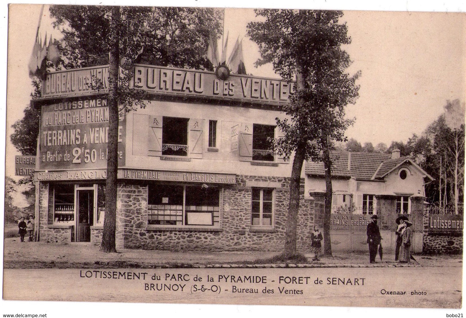 1261 - Forêt De Sénart ( S.et O. ) - Lotissement Du Parc De La Pyramide - Brunoy - Bureau Des Ventes - Oxenaar Photo - - Brunoy