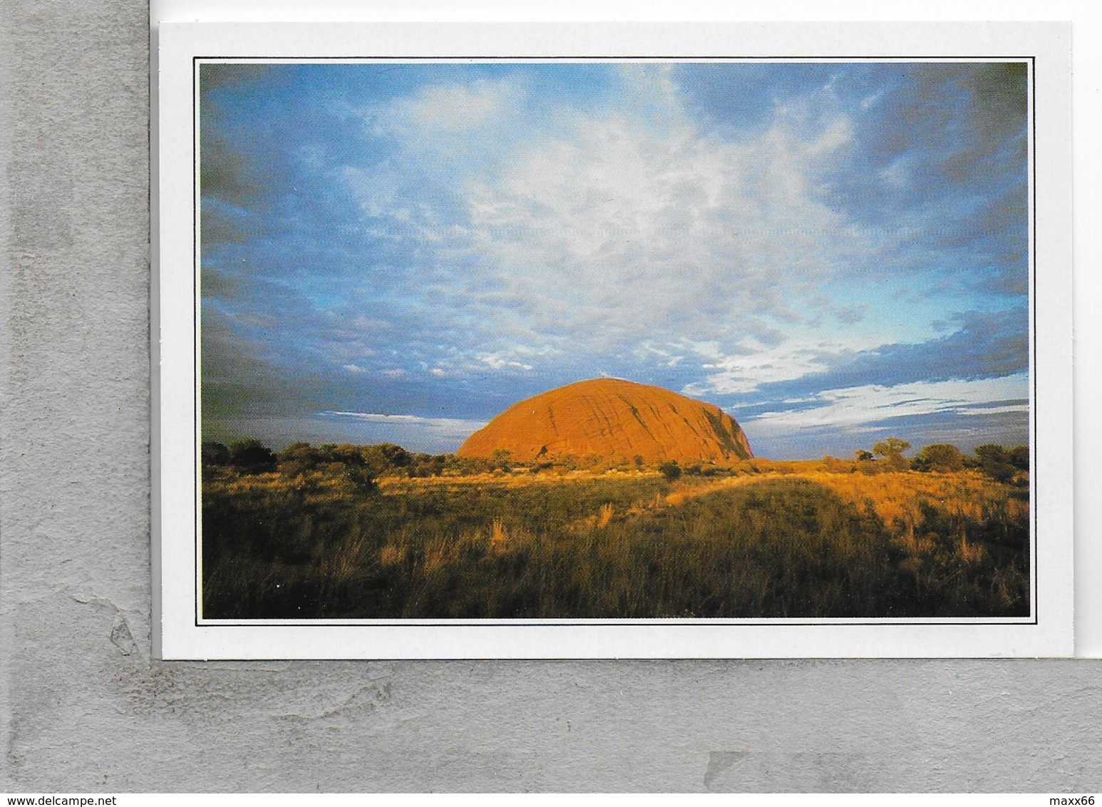 CARTOLINA NV DE AGOSTINI - AUSTRALIA - Territorio Del Nord - Il Monolito Di Ayers Rock - Vedute Dal Mondo - 10 X 15 - Ohne Zuordnung