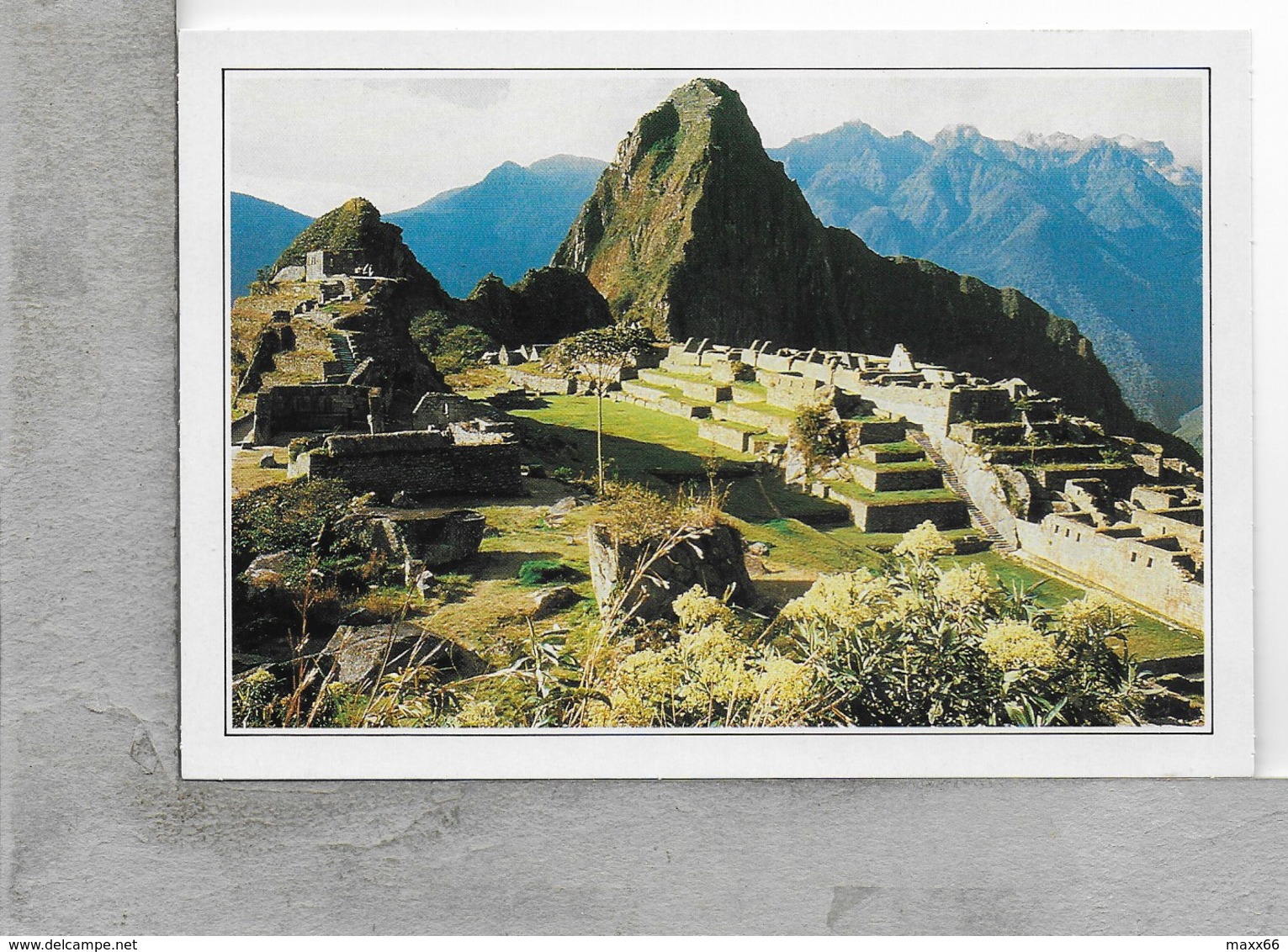 CARTOLINA NV DE AGOSTINI - PERU - Machu Picchu - La Famosa Città Inca - Vedute Dal Mondo - 10 X 15 - Perù