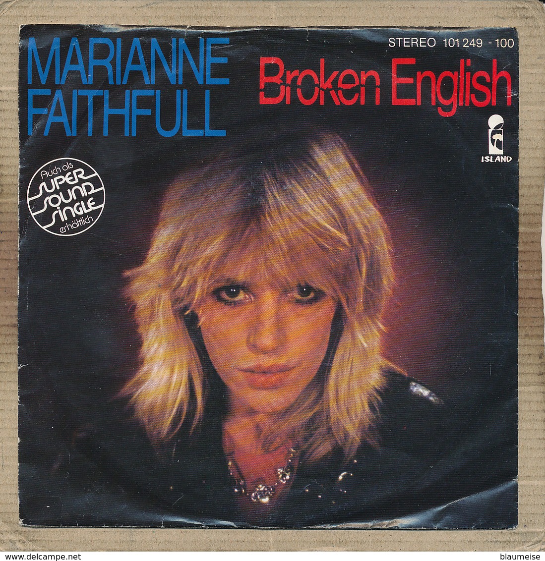 7" Single, Marianne Faithfull, Broken English - Disco, Pop