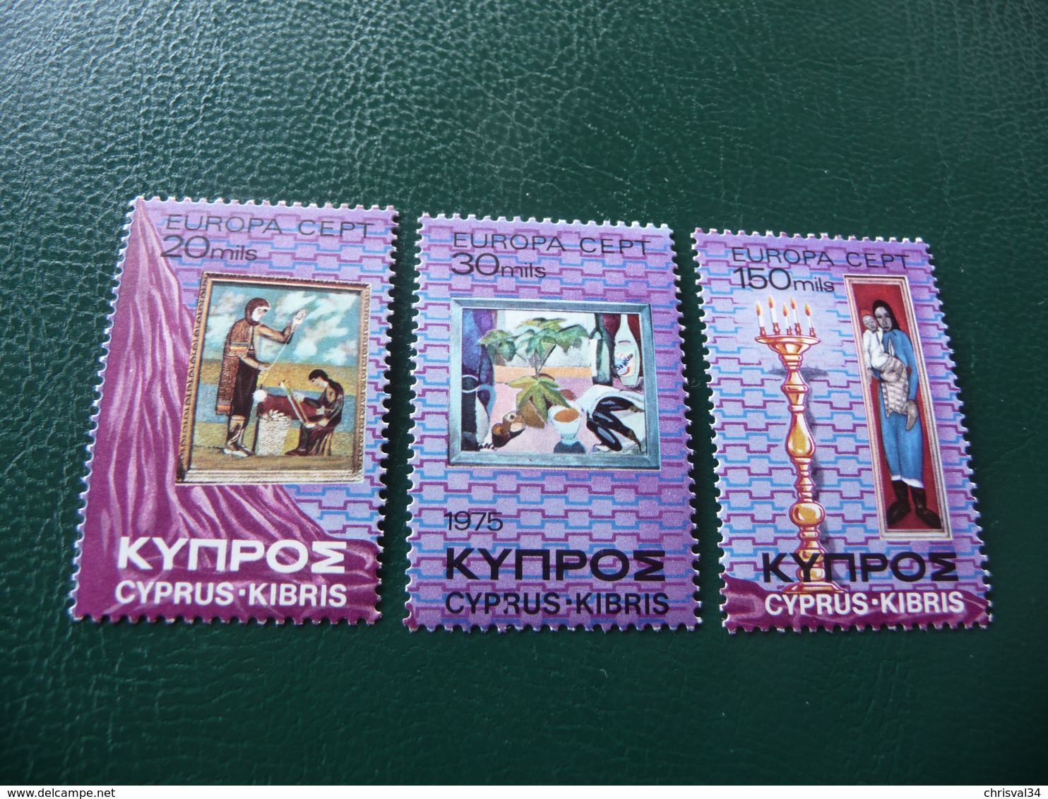 TIMBRES   CHYPRE     EUROPA   1975   N   420  A  422   COTE  2,25  EUROS   NEUFS  LUXE** - 1975