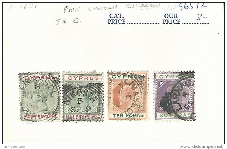 56572 ) Cyprus   Postmark Cancel - Chypre (...-1960)