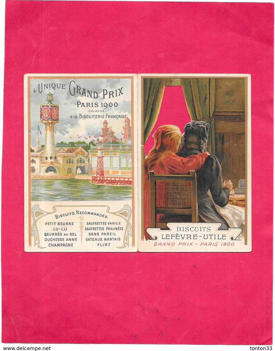 CHROMO BISCUIT LU LEFEVRE UTILE - GRAND PRIX PARIS 1900  - BARA - - Lu