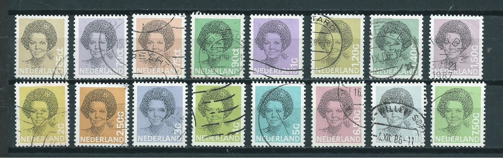 1981/90 Netherlands Complete Set Queen Beatrix Used/gebruikt/oblitere - Gebruikt