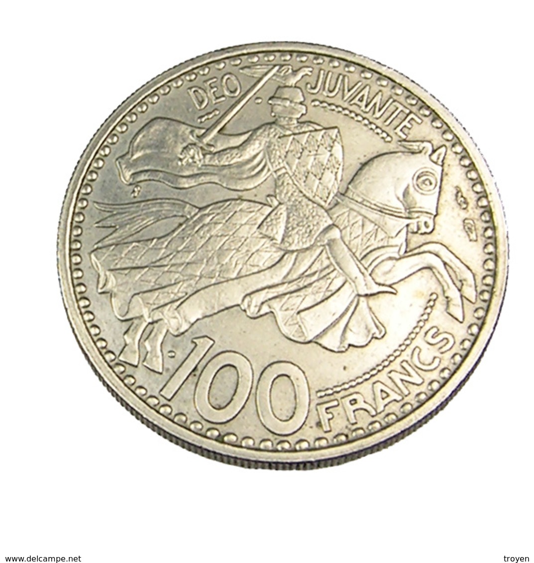100 Francs  - Monaco - 1950 - Cu.Ni - TTB - - 1949-1956 Anciens Francs