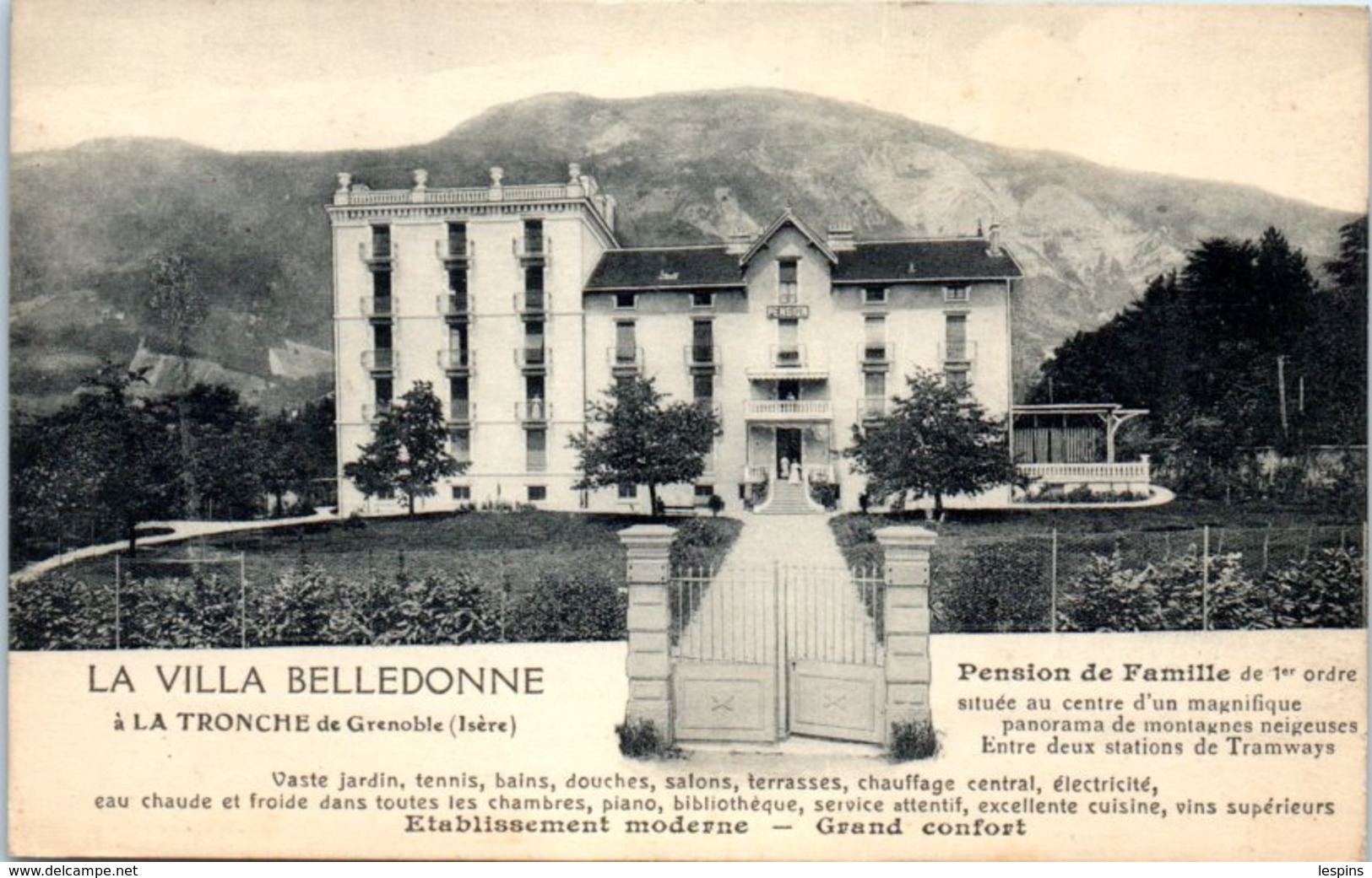38 - La TRONCHE -- La Villa Belledonne - La Tronche