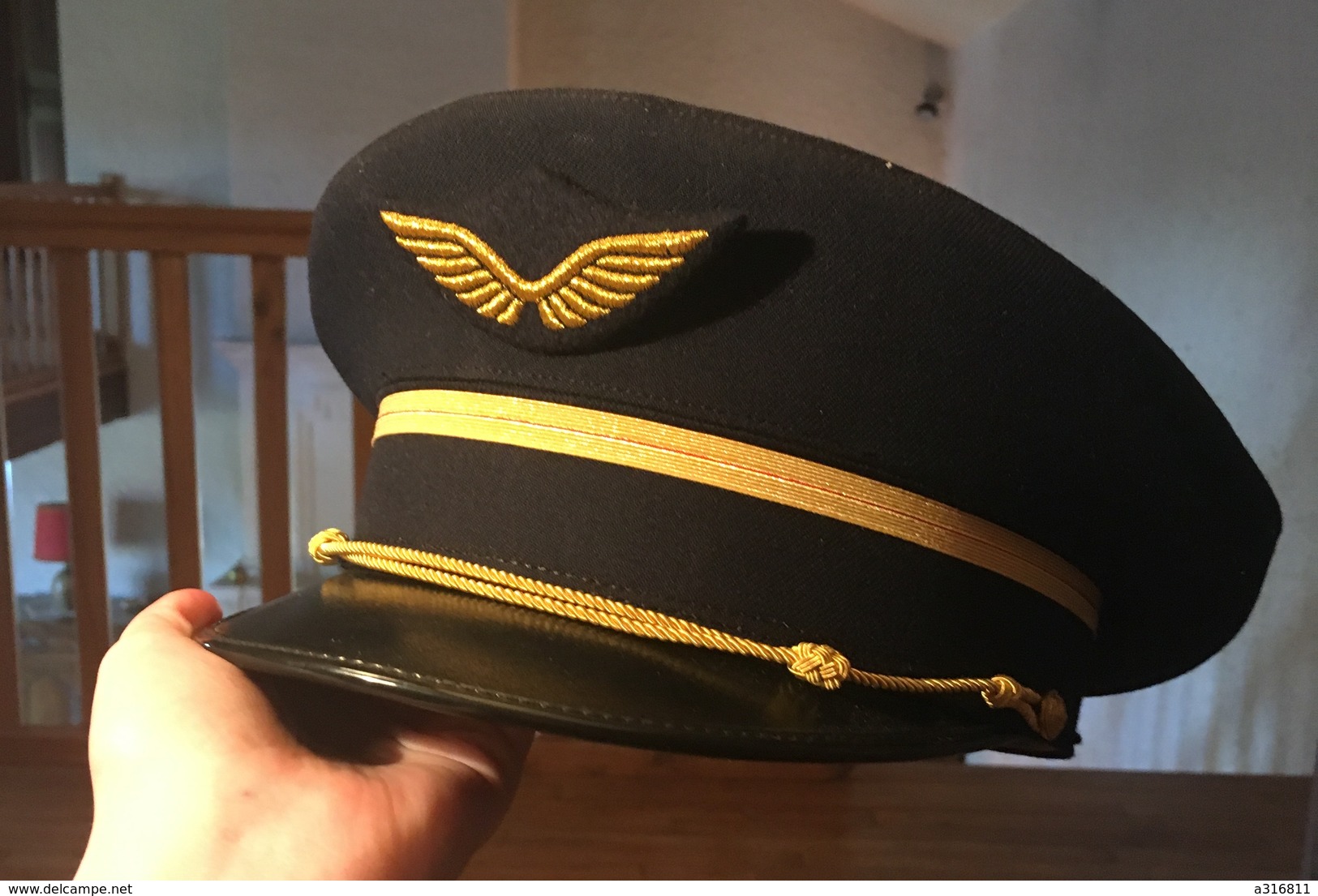 ANCIENNE CASQUETTE ARMEE DE L'AIR - SUPERBE ETAT AVEC GANTS - Casques & Coiffures