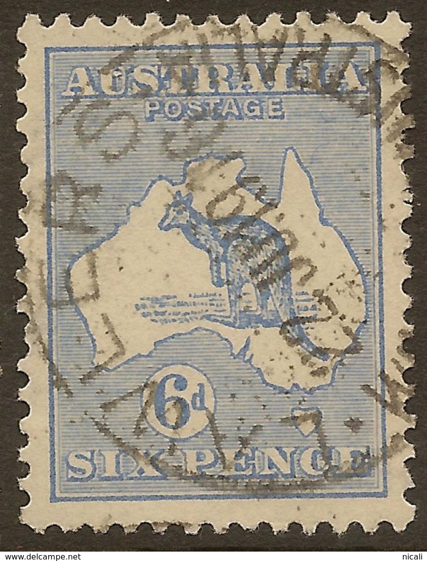 AUSTRALIA 1913 6d Roo SG 9 U #ALK254 - Used Stamps