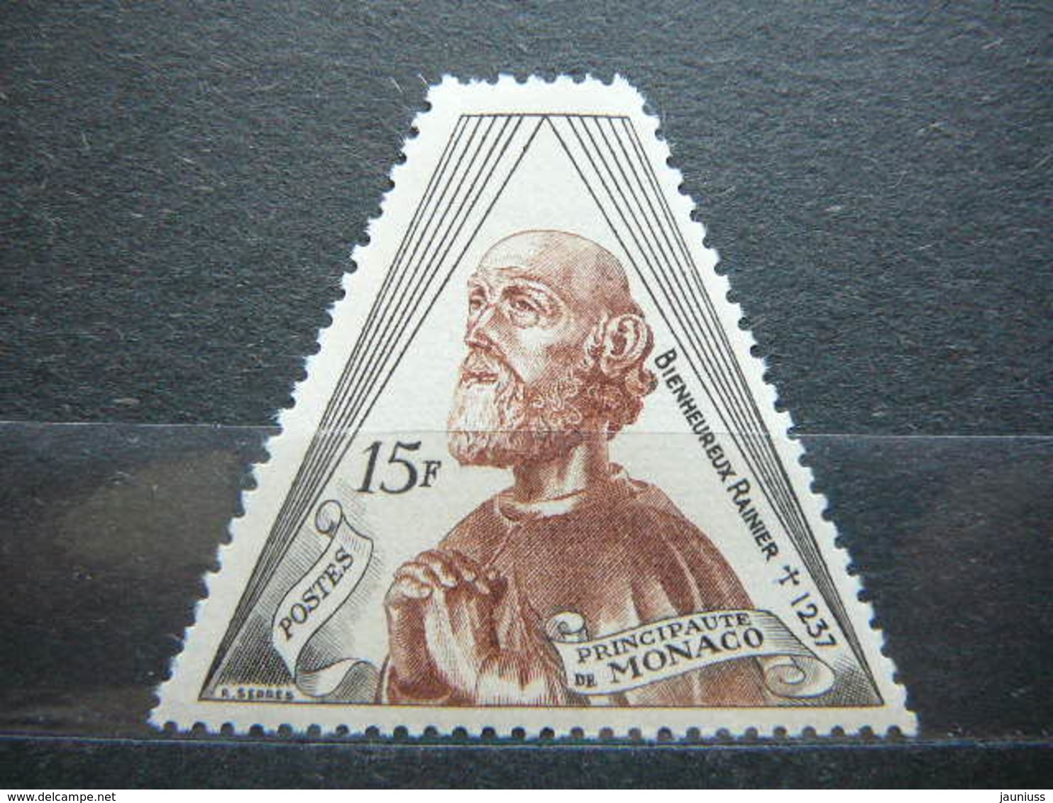 Blessed Reiner Of Osnabrück # Monaco 1955 MNH #Mi. 525 - Unused Stamps