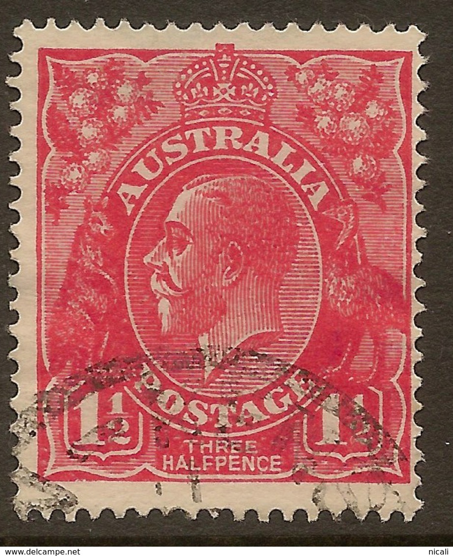 AUSTRALIA 1924 1 1/2d KGV SG 84 U #ALK226 - Used Stamps