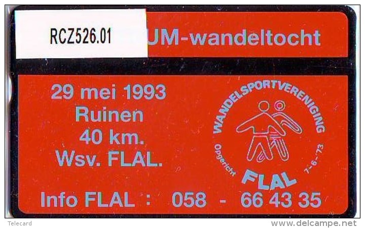 Telefoonkaart  LANDIS&amp;GYR NEDERLAND * RCZ.526.01   249b * 4e Lustrumwandeltocht * TK * ONGEBRUIKT * MINT - Privé