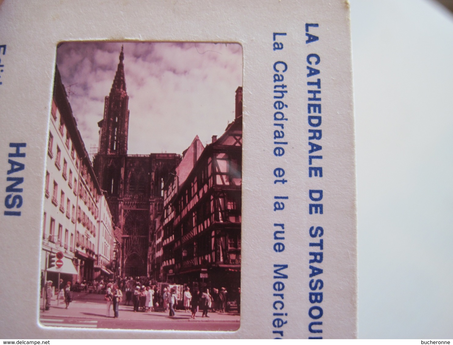 12 Diapositives La Cathédrale De Strasbourg Hansi éditions D'Alsace Lorraine - Diapositives