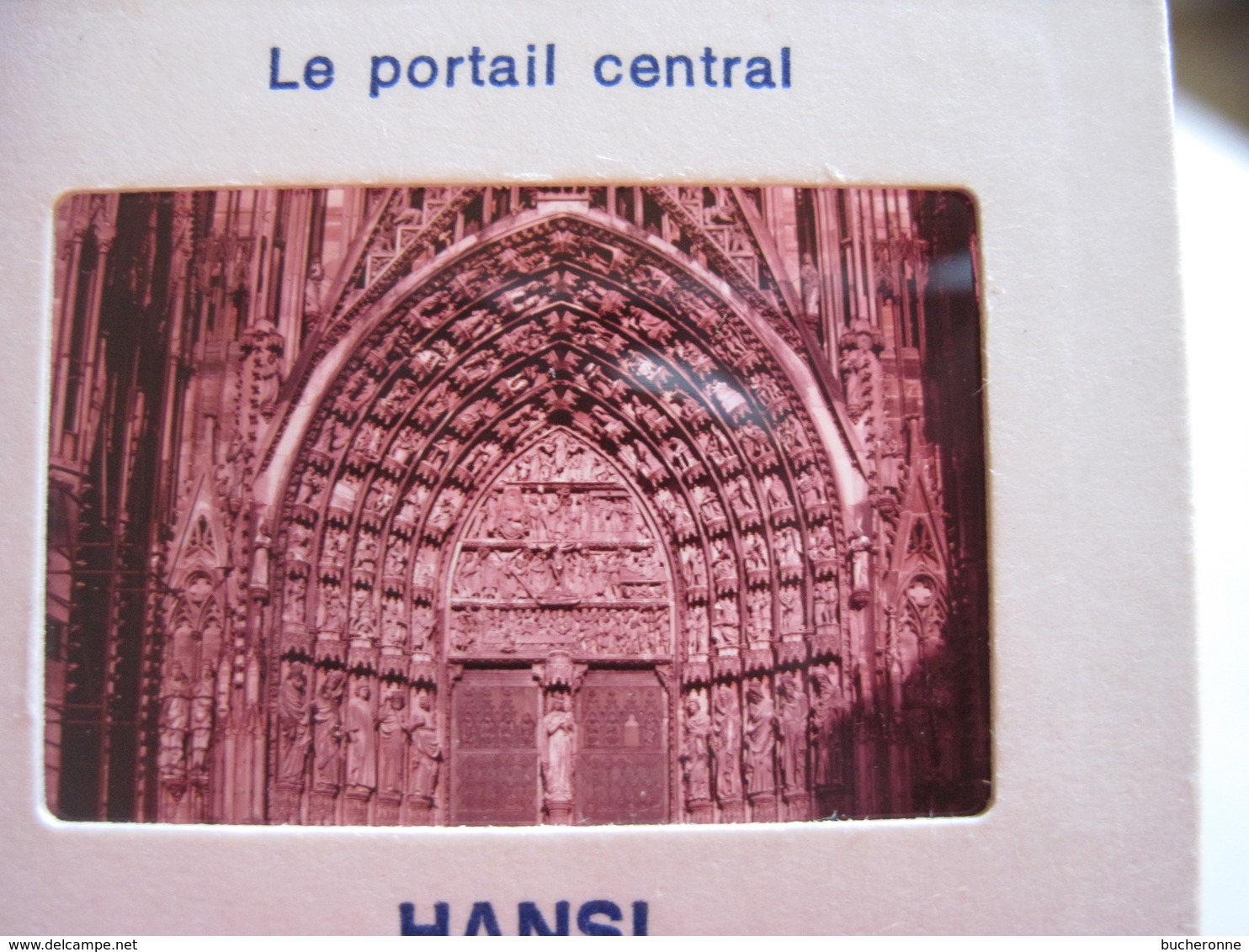 12 diapositives la cathédrale de strasbourg hansi éditions d'Alsace Lorraine