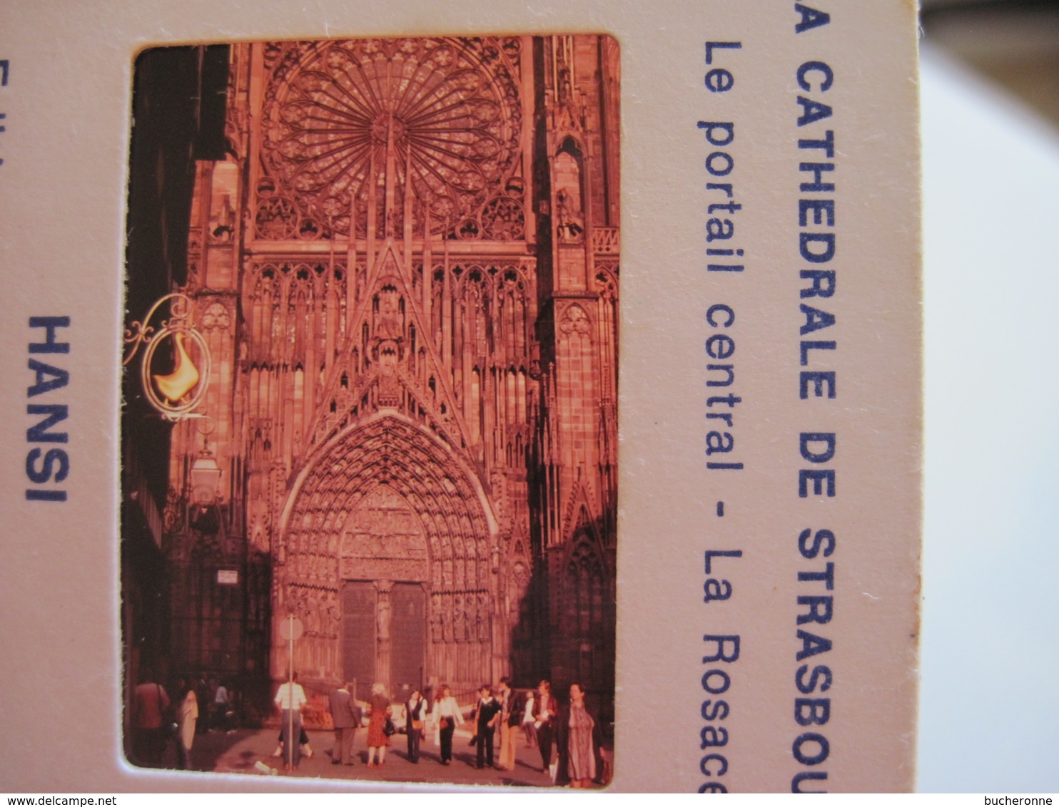 12 diapositives la cathédrale de strasbourg hansi éditions d'Alsace Lorraine