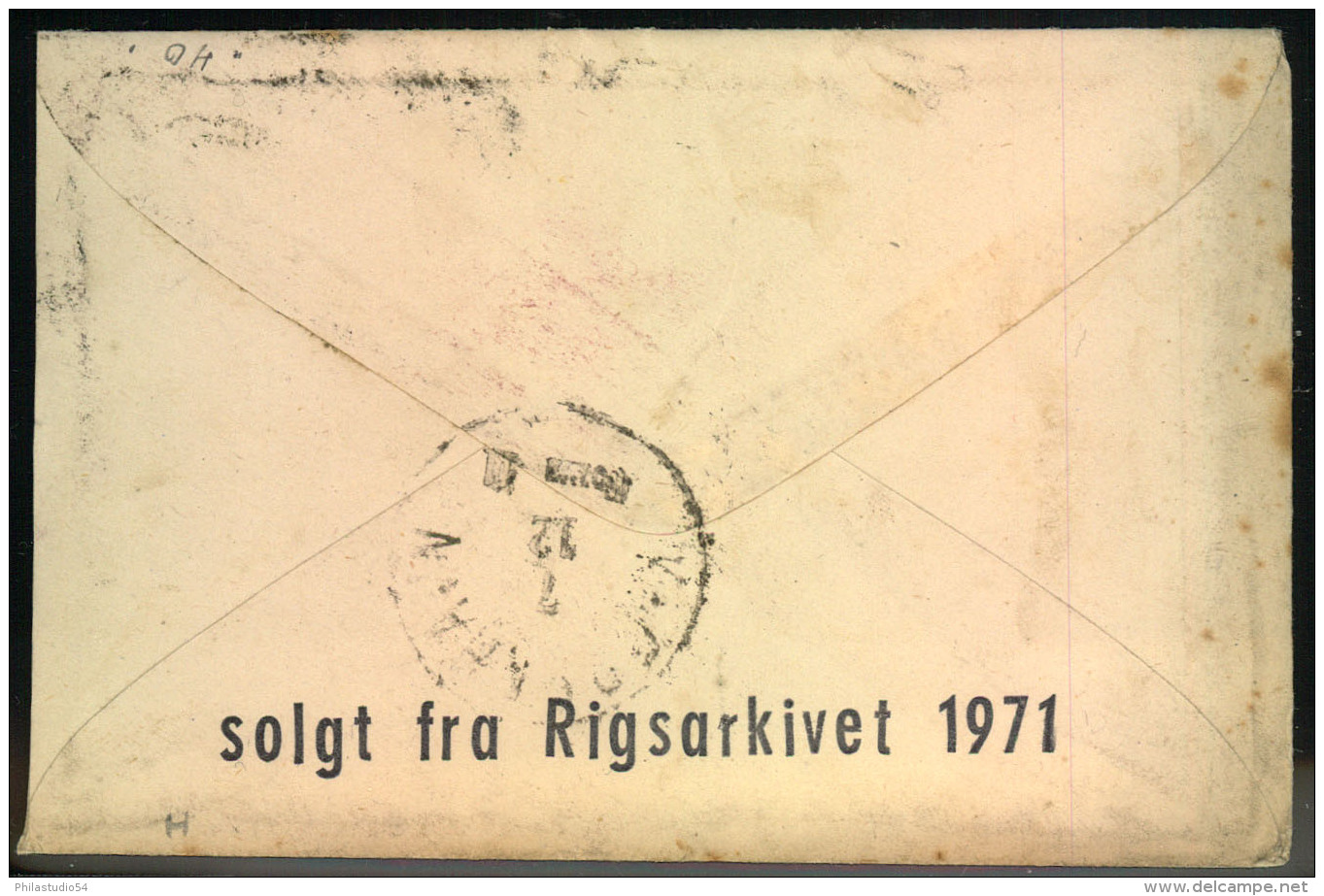 1870, Letter With 4 Öre Arms With Ring Cancellation ""13"" And AARHUS Cds. - Andere & Zonder Classificatie