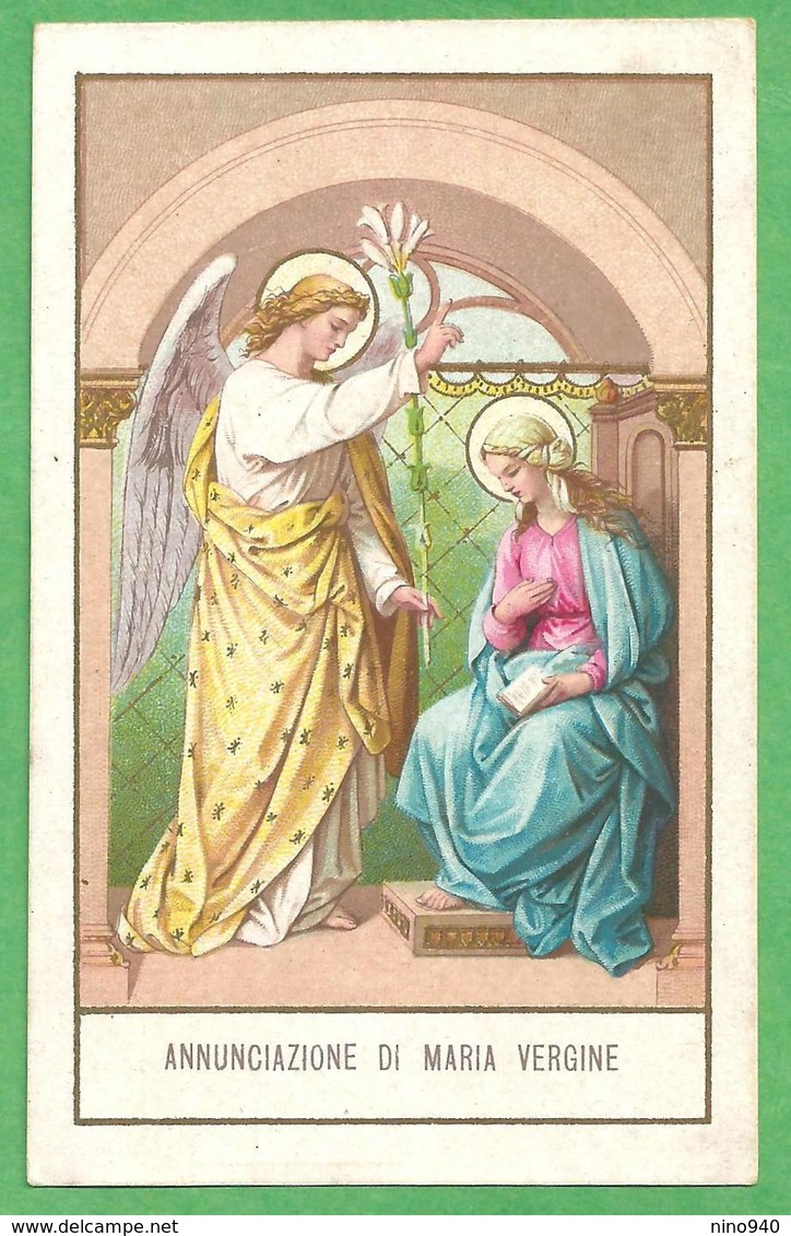 ANNUNCIAZIONE DI MARIA VERGINE - Mm. 70 X 111 - E - PR - CROMOLITO - Religione & Esoterismo