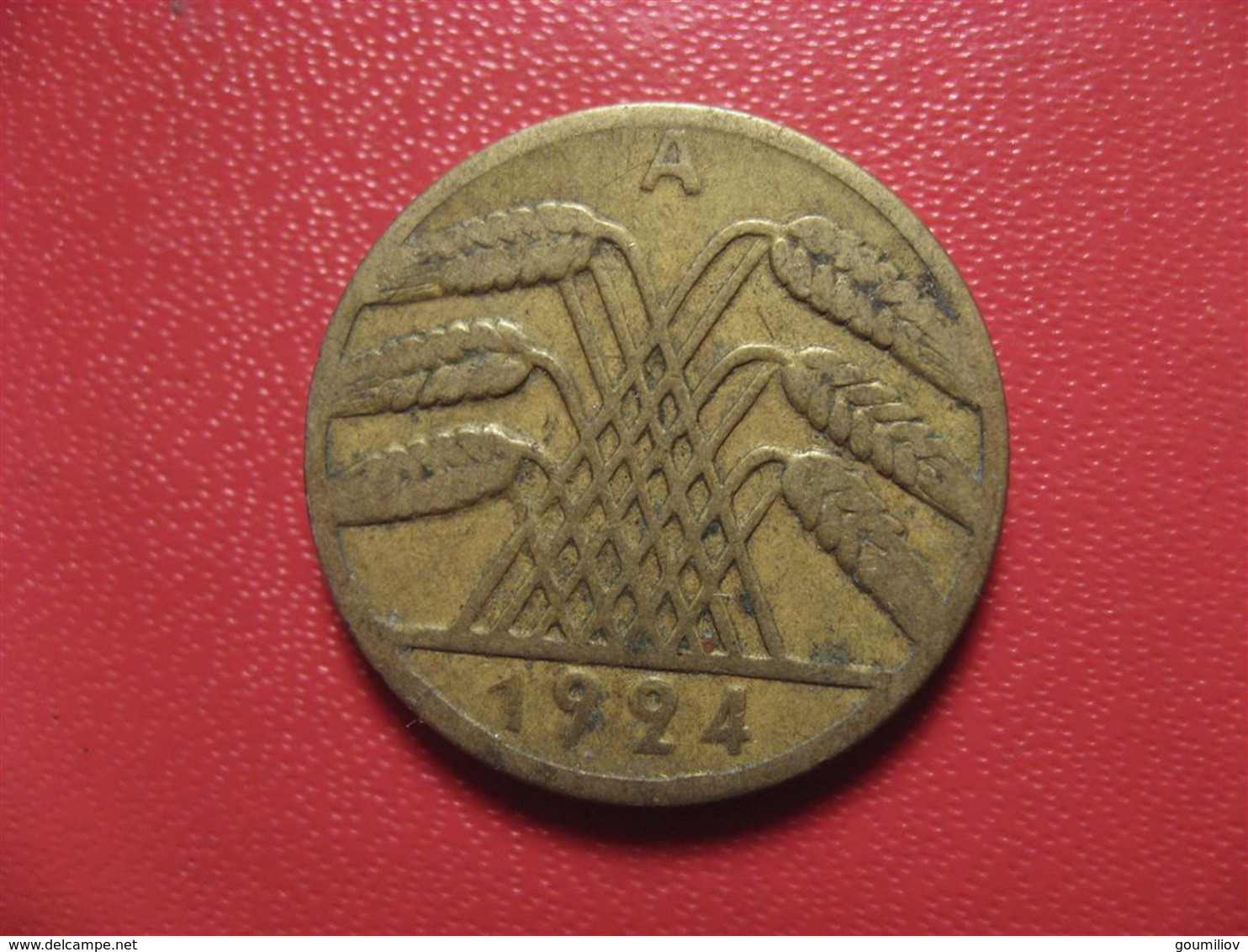 Allemagne - 10 Pfennig 1924 A 8035 - 10 Rentenpfennig & 10 Reichspfennig