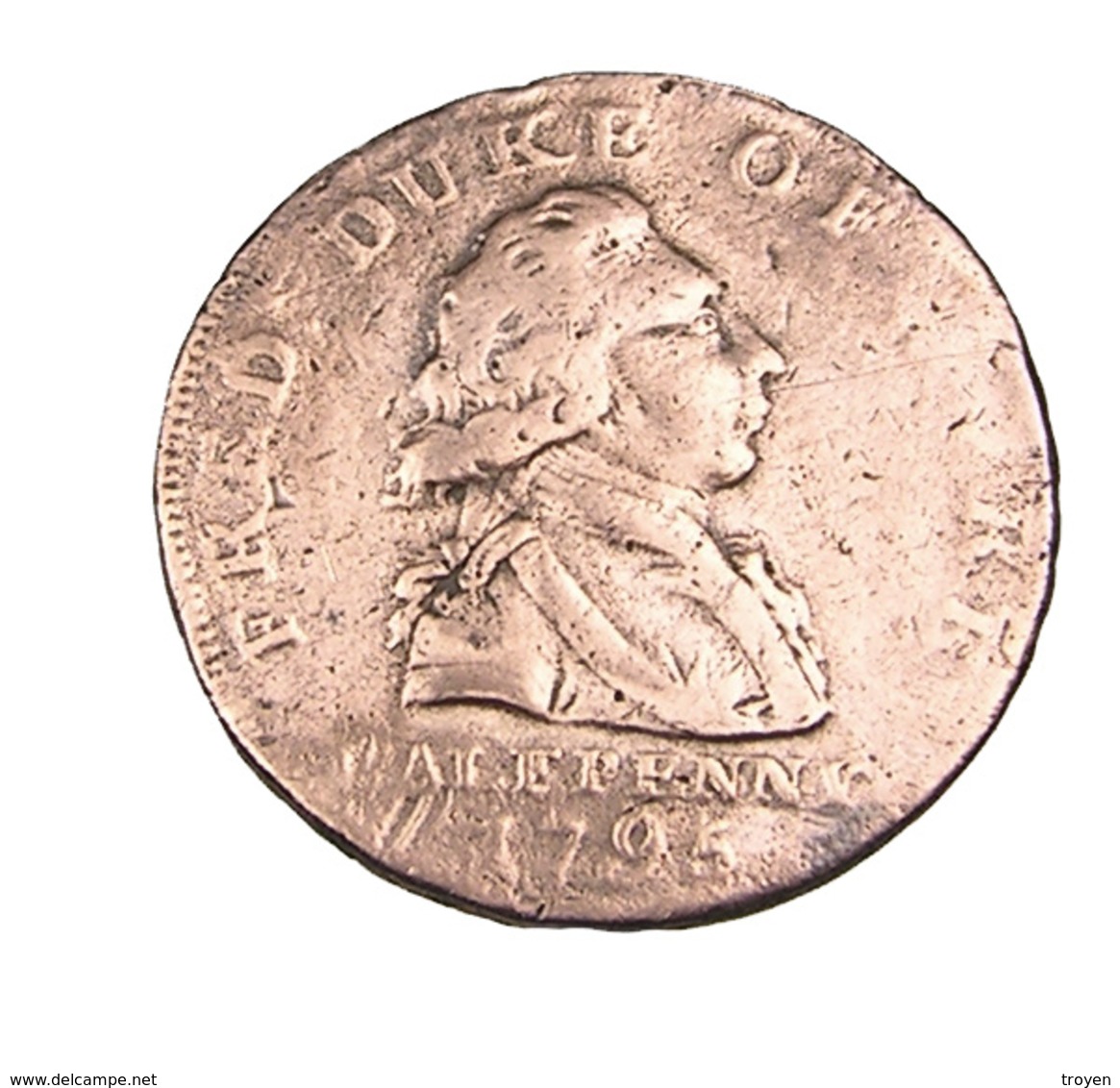 1/2 Penny - Angleterre - Token - Cuivre - 1795 - TB - - B. 1/2 Penny